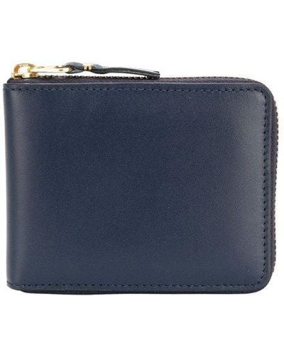 Comme des Garçons Classic Leather Line Wallet - Blue