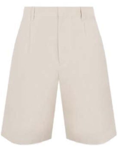 Prada Pleated-detailed Knee-length Tailored Shorts - White