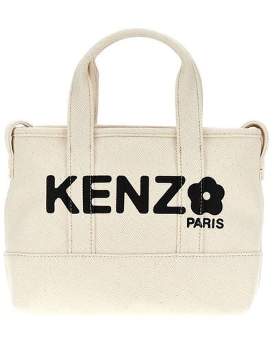 KENZO Open Top Tote Bag - White