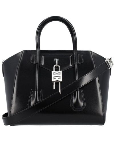 Givenchy Antigona Lock Small Tote Bag - Black