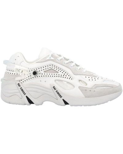 Raf Simons Cylon Low-top Lace-up Sneakers - White