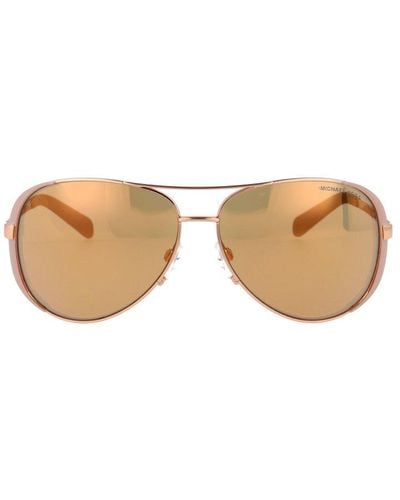 Michael Kors Aviator Sunglasses - Brown