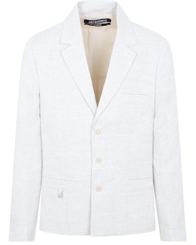Jacquemus La Veste Blazer Jacket - White