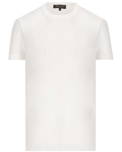 Loro Piana My-t Crewneck T-shirt - White