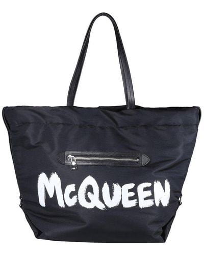 Alexander McQueen The Bundle Tote Bag - Black