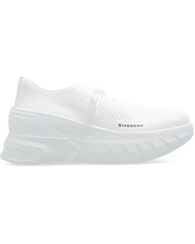 Givenchy Marshmallow Wedge Sneakers - White