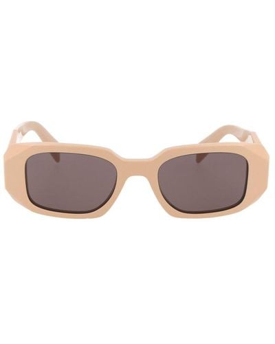 Prada Rectangular Frame Sunglasses - Pink