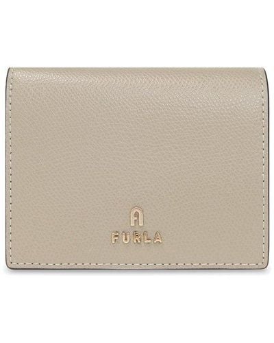 Furla Leather Wallet - Natural