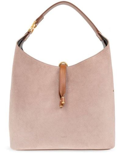 Chloé 'marcie' Hobo Shoulder Bag, - Pink
