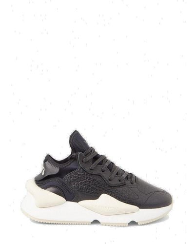 Y-3 Kaiwa Lace-up Sneakers - Black