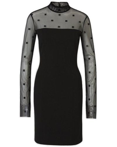 Givenchy Monogram Mini Dress - Black
