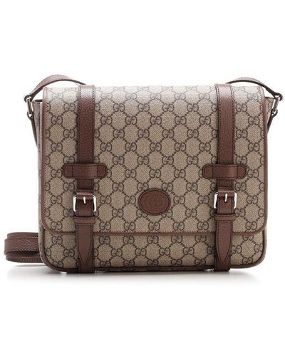 Gucci GG Messenger Bag - Brown