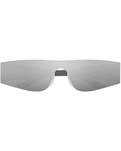 Balenciaga Shield Frame Sunglasses - Grey