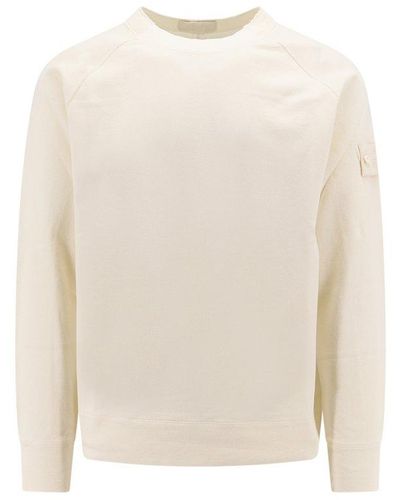 Stone Island Organic Cotton Sweatshirt - White