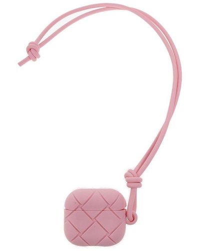 Bottega Veneta Third Generation Airpods Case - Pink