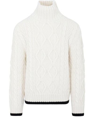Dior Wool And Cashmere Sweater - White