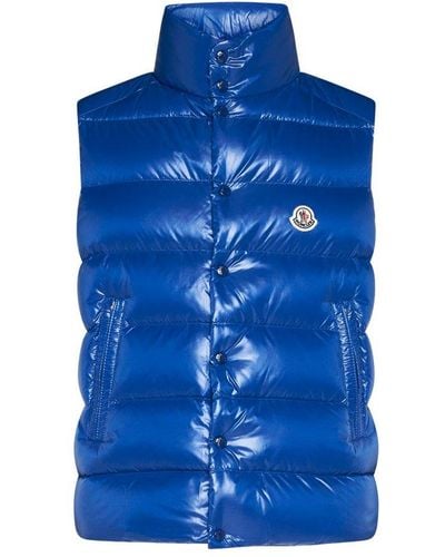 Moncler Coats - Blue