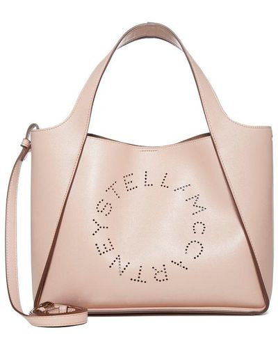 Stella McCartney Perforated Logo Tote Bag - Pink