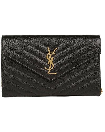 YSL Monogram Bill Pouch (Wallet Chain)