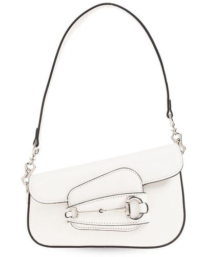 Gucci '1955 Horsebit Mini' Shoulder Bag, - White