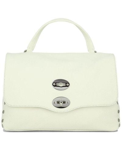 Zanellato Postina S Daily Foldover Top Handbag - White