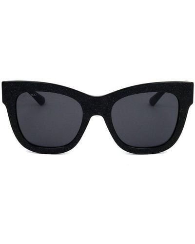 Jimmy Choo Jan Square Frame Sunglasses - Black