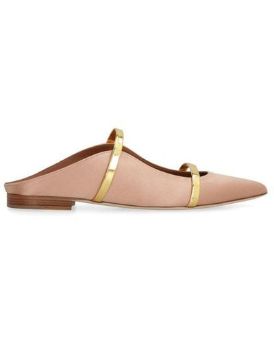 Malone Souliers Maureen Flat Pointy-toe Ballet Flats - Brown