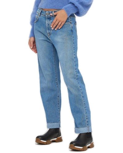 FEDERICA TOSI Straight-leg Jeans - Blue
