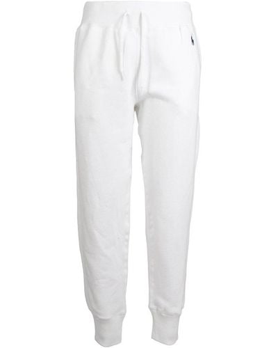 Polo Ralph Lauren Cotton Blend Track Trousers - White