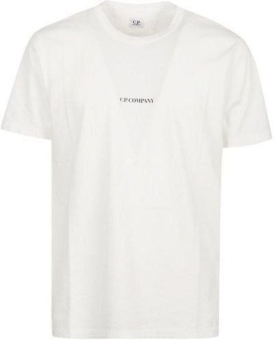 Palace C.P. Company Logo T-Shirt White Men's - FW22 - US