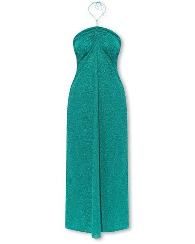 Oséree Dress With Lurex Threads - Green