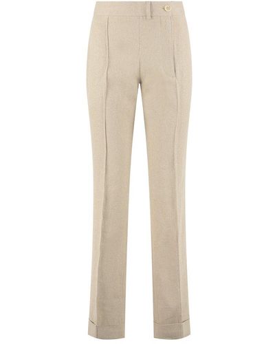 Jacquemus Fresa Tailored Pants - Natural