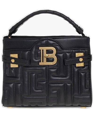Balmain Leather B-buzz 22 Bag - Black