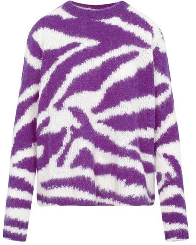 Dries Van Noten Sweater - Purple