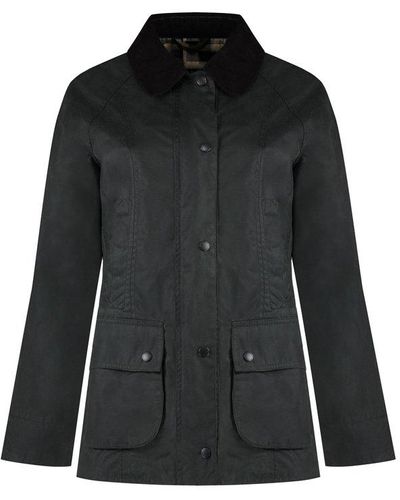 Barbour Beandell Waxed Cotton Jacket - Black
