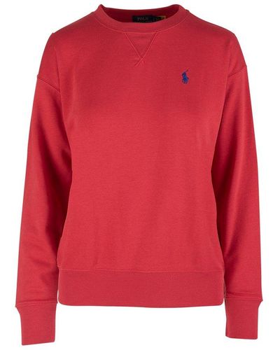 Polo Ralph Lauren Logo-embroidered Round Neck Sweater
