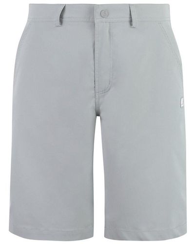 K-Way Logo Patch Shorts - Grey