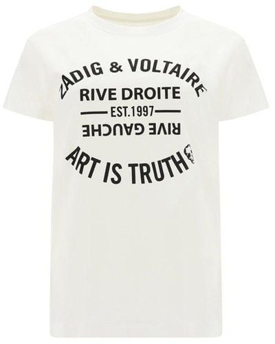 Zadig & Voltaire Walk Blason Logo T-shirt - White