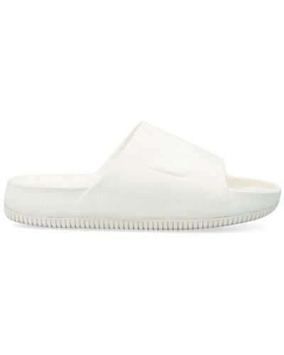 Nike Calm Open-toe Slides - White