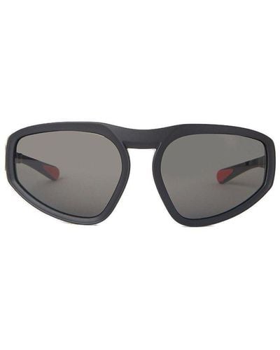 Moncler Pentagra Geometric Sunglasses - Grey