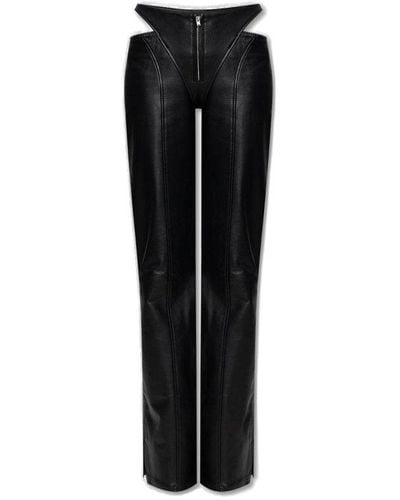 Designer Black Leather Pants for Women - Up to 70% off