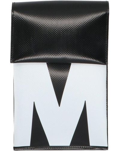 Marni Logo Printed Foldover Top Cardholder - Black