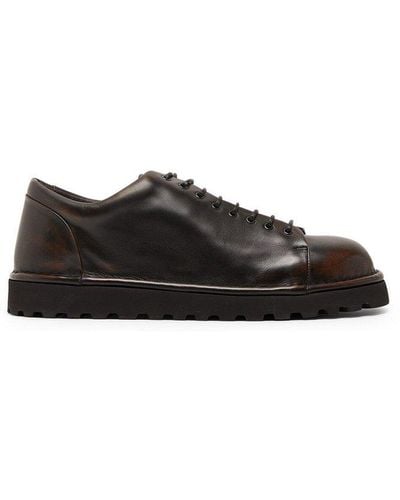 Marsèll Pallottola Pomice Derby Lace-up Shoes - Black