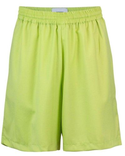 Bonsai Elasticated Waistband Track Shorts - Green
