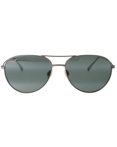 Maui Jim Walaka Polarized Aviator Sunglasses - Grey
