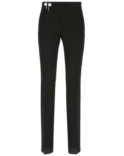 Givenchy U-lock Buckle Slim-fit Pants - Black