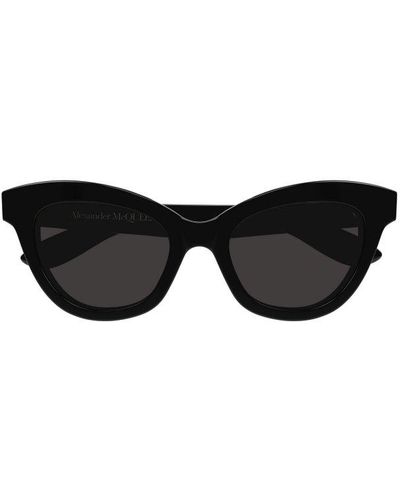 Alexander McQueen Cat-eye Sunglasses - Black