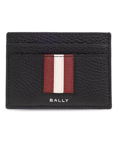 Bally Card Case With Logo, - Black