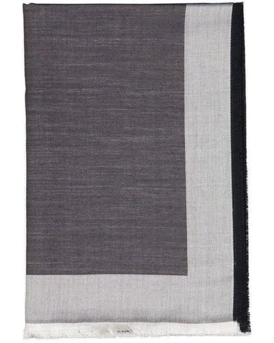 Givenchy Classic Fringed Scarf - Grey