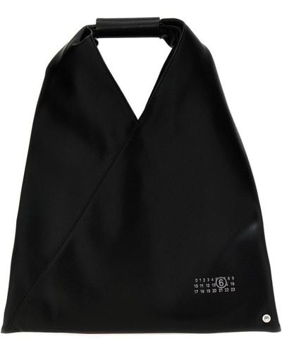 MM6 by Maison Martin Margiela Japanese Medium Shoulder Bag - Black